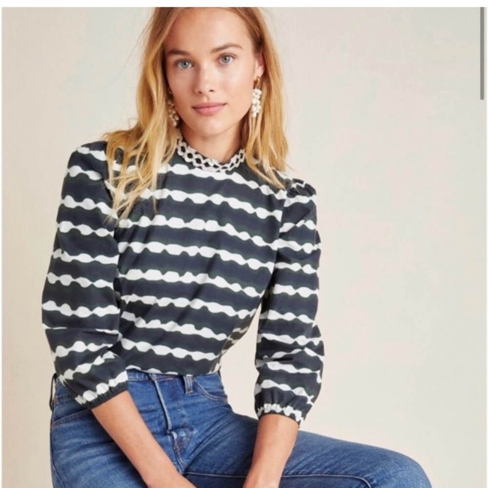 Amit Aggarwal Anthropologie Blouse